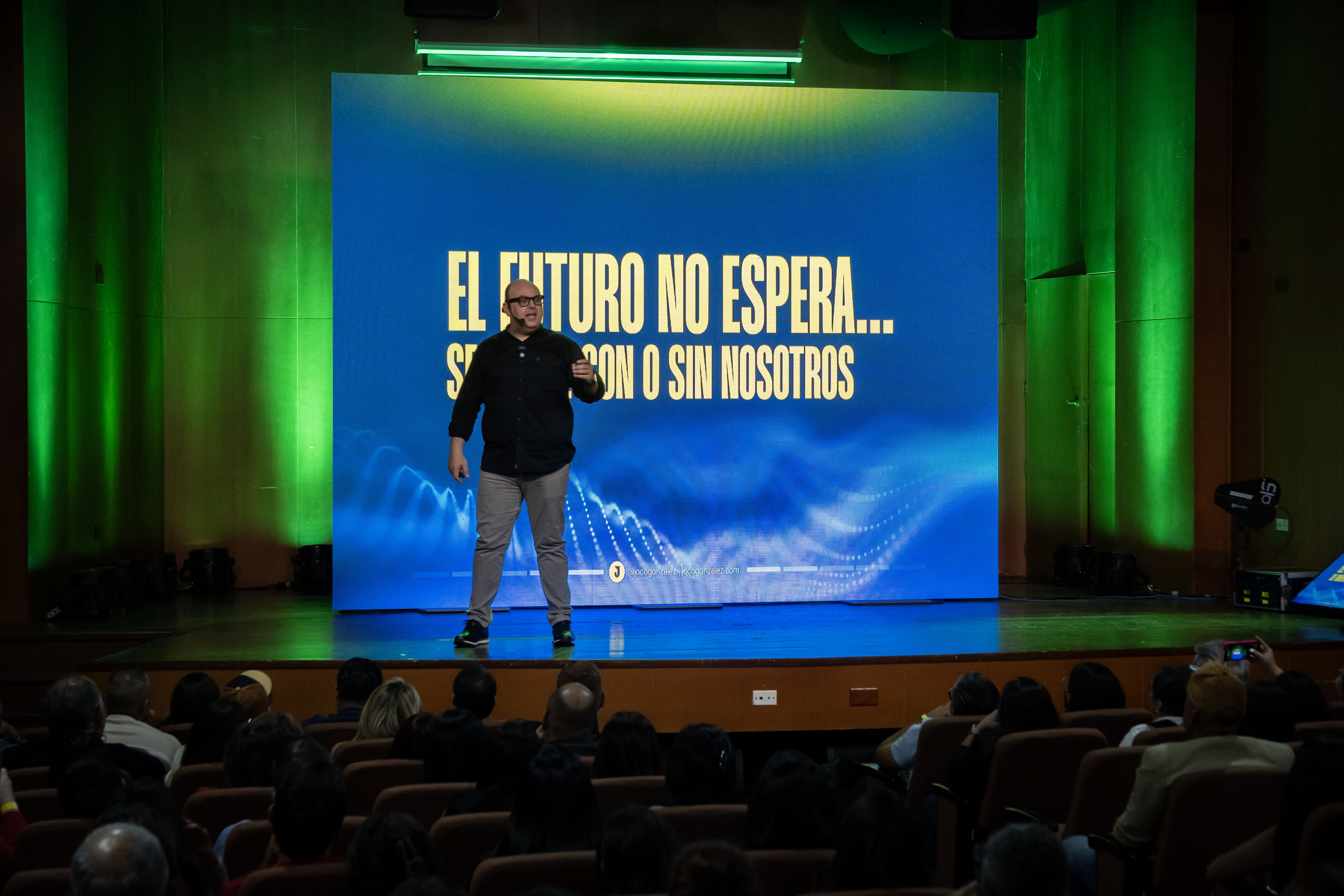 Auditorio durante una capacitación de Joco González